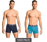 Confezione da 10 boxer PUMA Everyday Basic da uomo, in cotone, 701232894 002, blu