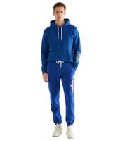 Pantalon de jogging Hollister X NHL ou NBA pour homme, logo Rangers, 100 % coton, tailles 334 à 345, différents modèles : New York Rangers (bleu), Philadelphia 76ers (rouge) ou Brooklyn Nets (blanc)