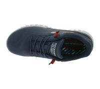 Dockers by Gerli Herren Sneaker mit Elastik-Schnürung Echtleder-Schuhe 57ST001-620660 Navy