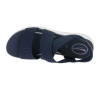 Vielseitige Tamaris Damen Sandalen mit gepolsterte Decksohle Riemchensandalette 8-88724-44 805 Dunkelblau