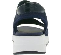 Vielseitige Tamaris Damen Sandalen mit gepolsterte Decksohle Riemchensandalette 8-88724-44 805 Dunkelblau