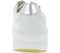 CAPRICE Damen Sneaker im Layer-Look Echtleder-Schuhe Schnür-Schuhe 9-23720-44 191 Weiß