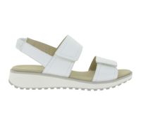 CAPRICE Damen Sandalette Nappaleder-Sandalen mit CAP Memotion-Technologie Sommer-Schuhe 9-28708-44 102 Weiß