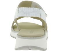 CAPRICE Damen Sandalette Nappaleder-Sandalen mit CAP Memotion-Technologie Sommer-Schuhe 9-28708-44 102 Weiß