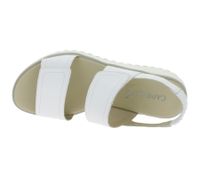 CAPRICE Damen Sandalette Nappaleder-Sandalen mit CAP Memotion-Technologie Sommer-Schuhe 9-28708-44 102 Weiß