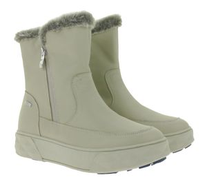 Modische CAPRICE Damen Stiefelette mit CAP BlueGrip-Technologie Fell-Schuhe Winter-Schuhe 9-26402-43 402 Beige