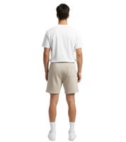 Hollister X NBA Sweat Shorts with Team Logo Print, Cotton Tracksuit Bottoms 328-278-0257-401, Brooklyn Nets in Beige or Milwaukee Bucks in Taupe