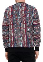 Cooles Sweatshirt für Herren im coolen New York-Style Pullover Sweater 19132 Indigo-Blau