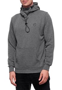 Sportlicher Hoodie für Herren mit cooler Kapuze Sweater Kapuzen-Pullover 19140 Anthrazit