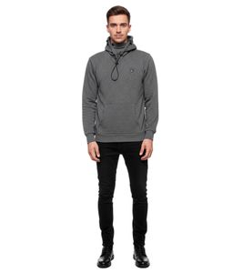 Felpa sportiva da uomo con cappuccio fresco, maglione, pullover con cappuccio 19140, antracite