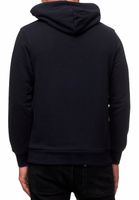 Lässige Sweat-Jacke für Herren mit Kängurutasche Hoodie Kapuzen-Pullover Sweater 19155 Marine-Blau