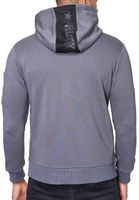 Sudadera acogedora para hombre con elegante bolsillo en la manga, jersey con capucha, jersey 19156, antracita