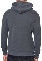 Felpa con cappuccio da uomo moderna con tasca a marsupio, giacca in felpa con coulisse spessa, pullover con cappuccio, maglione in felpa 19157 antracite melange