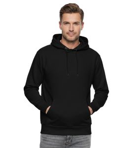Pull à capuche confortable pour homme, coupe classique, modèle 19161, noir