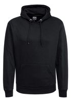 Bequemer Kapuzen-Pullover für Herren in Regular Fit-Passform Hoodie Sweater 19161 Schwarz