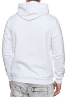 Bequemer Kapuzen-Pullover für Herren in Regular Fit-Passform Hoodie Sweater 19161 Weiß