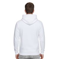 Bequemer Kapuzen-Pullover für Herren in Regular Fit-Passform Hoodie Sweater 19161 Weiß
