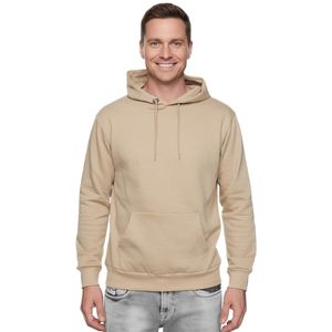 Pull à capuche confortable pour homme, coupe classique, référence 19161 beige