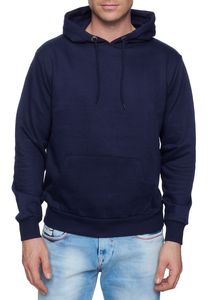Bequemer Kapuzen-Pullover für Herren in Regular Fit-Passform Hoodie Sweater 19161 Blau
