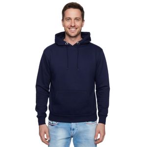 Pull à capuche confortable pour homme, coupe classique, modèle 19161, bleu