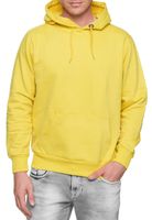 Bequemer Kapuzen-Pullover für Herren in Regular Fit-Passform Hoodie Sweater 19161 Gelb