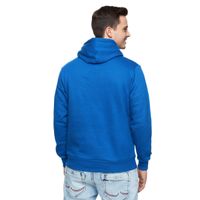 Bequemer Kapuzen-Pullover für Herren in Regular Fit-Passform Hoodie Sweater 19161 Royal-Blau