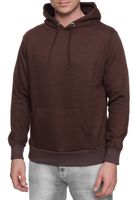 Bequemer Kapuzen-Pullover für Herren in Regular Fit-Passform Hoodie Sweater 19161 Braun