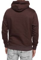 Bequemer Kapuzen-Pullover für Herren in Regular Fit-Passform Hoodie Sweater 19161 Braun