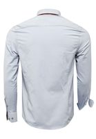 Trendiges Button-Down-Hemd für Herren Freizeit-Shirt Langarm-Hemd 80 Grau