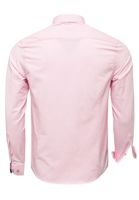 Trendiges Button-Down-Hemd für Herren Freizeit-Shirt Langarm-Hemd 80 Rosa