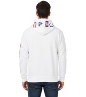 Hollister X NHL Herren Hoodie mit Team-Logo-Aufdruck Baumwoll-Pullover 322-221-1606 verschiedene Teams Pittsburgh Penguins (Schwarz), Montreal Canadiens (Weiß), Toronto Mapple Leafs (Blau) oder Detroit Red Wings (Rot)
