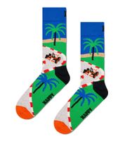 1 Paar Happy Socks Racing Sock Herren Socken mit Allover Rennsport-Print Baumwoll-Socken Alltags-Strümpfe P002592 Bunt