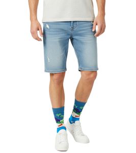 1 Paar Happy Socks Pool-Side Herren Crew-Socken mit Pool-Print Socken Alltags-Strümpfe P000716 Blau/Bunt