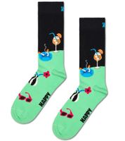 4 paia di calzini Happy Socks Fancy Dinner in cotone con motivi di cibo e bevande, calzini per tutti i giorni in confezione regalo P002659, multicolore