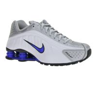 Futuristische NIKE Shox R4 Damen Low-Top-Sneaker mit Shox-Technologie Sport-Schuhe Lauf-Schuhe HQ1988-100 Weiß/Silber