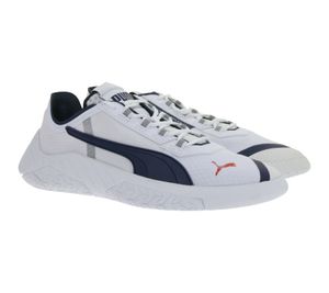 Moderne PUMA X Scuderia Ferrari Replicat-X 1.8 Herren Sport-Sneaker inspiriert vom Motorsport Schnür-Schuhe 339945 03 Weiß