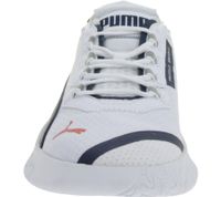 Moderne PUMA X Scuderia Ferrari Replicat-X 1.8 Herren Sport-Sneaker inspiriert vom Motorsport Schnür-Schuhe 339945 03 Weiß