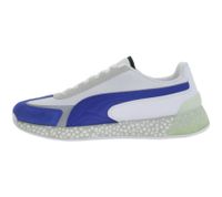 Bequeme PUMA X Scuderia Ferrari Speed Hybrid Low-Top Sneaker vom Motorsport inspiriert Sport-Schuhe 339847 01 Weiß/Blau
