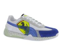 Bequeme PUMA X Scuderia Ferrari Speed Hybrid Low-Top Sneaker vom Motorsport inspiriert Sport-Schuhe 339847 01 Weiß/Blau