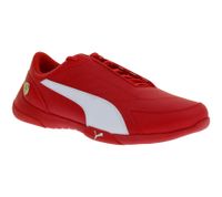 PUMA X Scuderia Ferrari SF Kart Cat III Damen oder Herren Sneaker mit Ferrari-Logo Motorsport-Schuhe 306219 04 Rot/Weiß