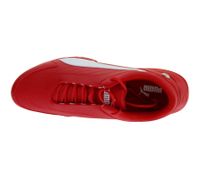 PUMA X Scuderia Ferrari SF Kart Cat III Damen oder Herren Sneaker mit Ferrari-Logo Motorsport-Schuhe 306219 04 Rot/Weiß