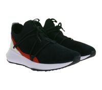 PUMA X Scuderia Ferrari SF Evo Cat II Suede LS Damen oder Herren Sneaker mit Ferrari-Logo Motorsport Leder-Schuhe 306373 01 Schwarz/Weiß/Rot