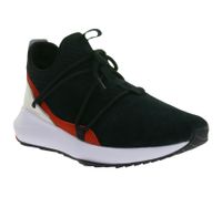 PUMA X Scuderia Ferrari SF Evo Cat II Suede LS Damen oder Herren Sneaker mit Ferrari-Logo Motorsport Leder-Schuhe 306373 01 Schwarz/Weiß/Rot