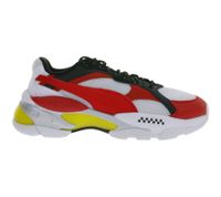 Sportliche PUMA X Scuderia Ferrari Cell Epsilon Damen oder Herren Sneaker mit Cell-Technologie Sport-Schuhe Motorsport-Inspiriert 306512 01 Weiß/Rot/Gelb