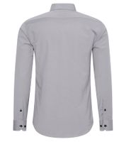 Trendiges Business-Hemd für Herren Freizeit-Shirt Langarm-Hemd 44 Hellgrau