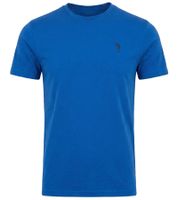 Vielseitiges U.S. POLO ASSN. Premium Herren Basic T-Shirt nachhaltiges Baumwoll-Shirt Alltags-Shirt 154 68261 53969 138 Royal-Blau