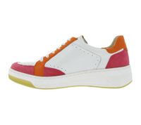 Stylische CAPRICE Damen Sneaker mit hochwertigem Leder - CAP Climo FB für optimalen Tragekomfort 9-23714-44 197 Weiß/Bunt 