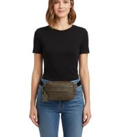 Riñonera Burkely Minimal Mason, bandolera para festival, 23 cm x 6 cm x 13 cm, 2 L, 1000831.64.71 Verde