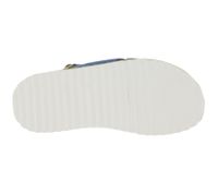 Trendige LAZAMANI Iria Damen Plateau Sandale - Kreuzriemen in Denim - Wildleder-Fußbett EVA-Sohle LA33770 Denim/Blau