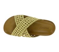 Stylish igi&co Women's Genuine Leather Mules Made in Italy Slippers with Snake Print Straps 76784 00 Black